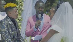 Eric Omondi and Carol at their wedding