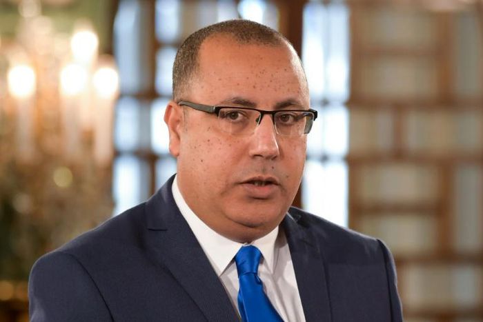 Hichem Mechichi, pictured in February 2020, now has a month to form a government against a backdrop of political tensions among the major parties
