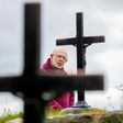 Father Laurence Flynn has been holding vigil at Lough Derg since lockdown began