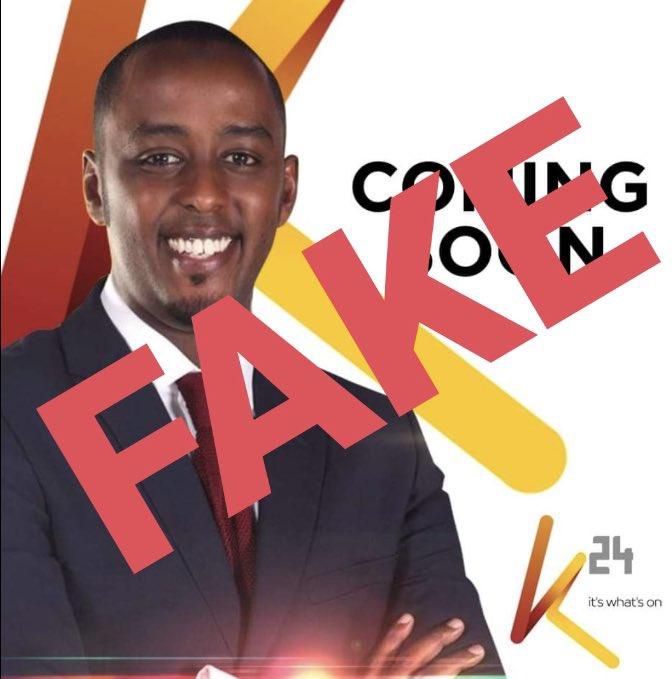 Hussein Mohamed speaks following claims that he was joining K24 after Anne Kiguta’s exit
