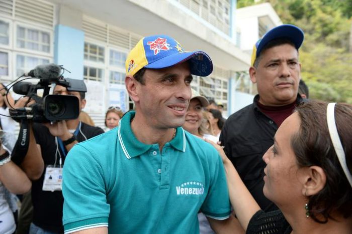 Henrique Capriles was a presidential candidate in 2012 and 2013 and is now pushing for opposition voters to take part in elections