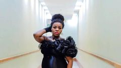 Diamond’s sister Queen Darleen reveals her all grown baby bump for the first time