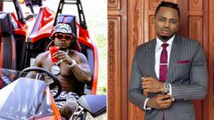 Tanzanian musicians Harmonize and Diamond Platnumz