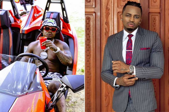 Tanzanian musicians Harmonize and Diamond Platnumz