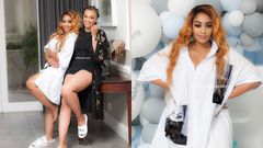 Zari Hassan with Pearl Thusi aka Queen Sono