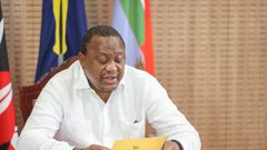President Uhuru Kenyatta during the Sixth Extraordinary Session of the National and County Governments Co-ordinating Summit