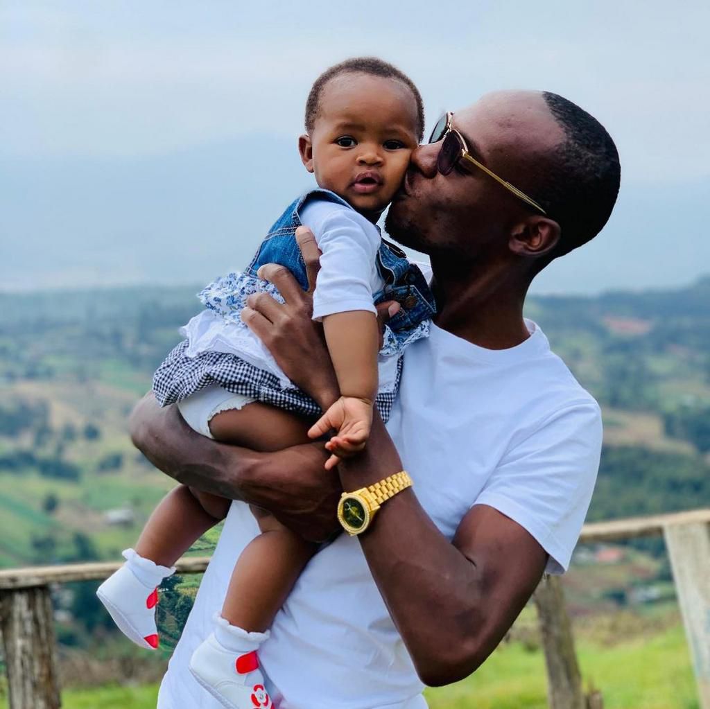 Dr. Ofweneke with his Daughter