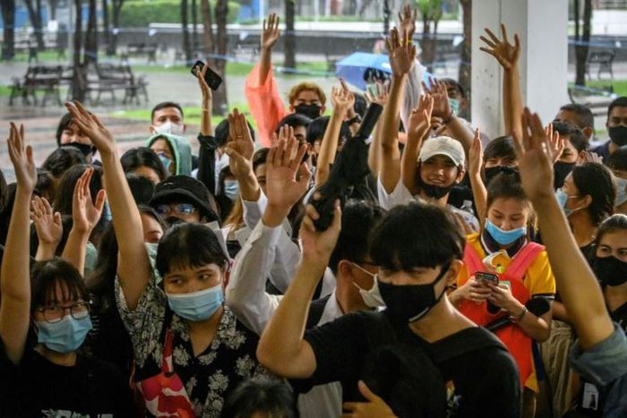 Thailand has seen near-daily demonstrations against the government recently