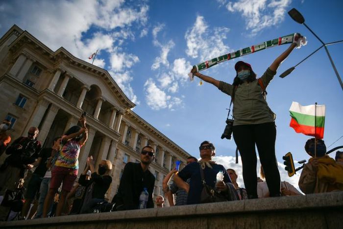 Demonstrators in Bulgaria have protested for eight straight days