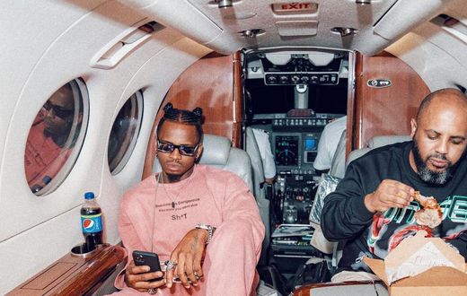 Diamond Platnumz with Manager Sallam SK