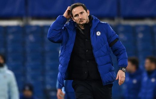 Chelsea manager Frank Lampard's job is under threat due to a run of four defeats in six games