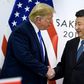 China's President Xi Jinping and US President Donald Trump meet at a summit in Osaka in June 2019