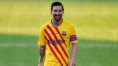 Lionel Messi played in Saturday's friendly between Barcelona and Nastic after trying to leave this summer