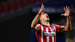 Luis Suarez has scored five goals in nine games since joining Atletico Madrid