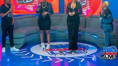 Diamond’s sister Queen Darleen reveals her all grown baby bump for the first time