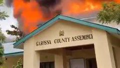 Fire breaks out at Garissa County Assembly (Video)