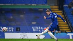 Sharp shooter: Timo Werner scored Chelsea's final goal in a 4-1 win over Sheffield United