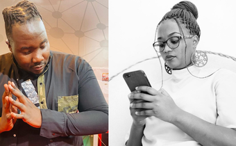 Willis Raburu with Marya Prude