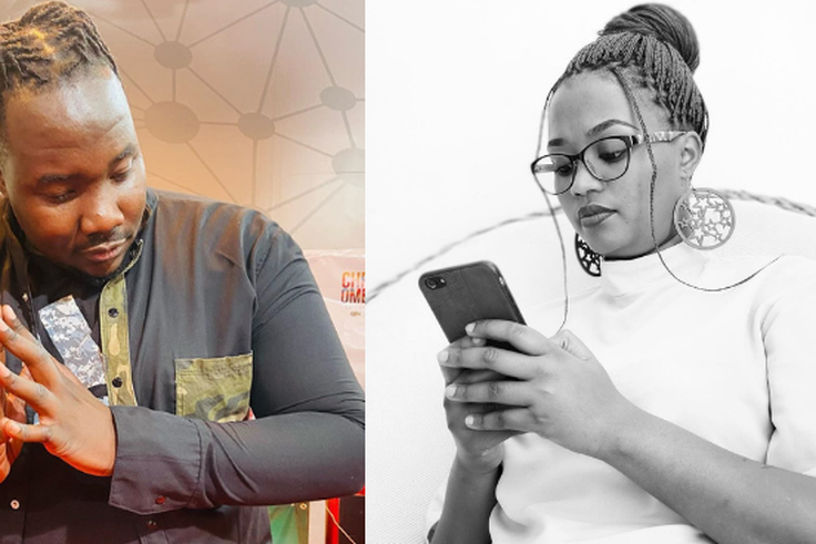 Willis Raburu with Marya Prude