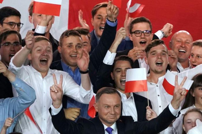 Polish President Andrzej Duda won 51 percent of the vote in the runoff election