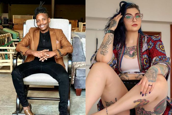 Eric Omondi and Dana De Grazia