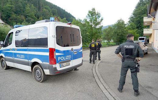 Police caught the man dubbed the 'Black Forest Rambo' after days of searching