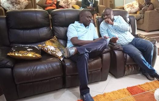 Kakamega Senator Cleophas Malala after his release from police custody