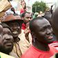 Malians demonstrate in support of the new military junta that overthrew and detained President 
Ibrahim Boubacar Keita