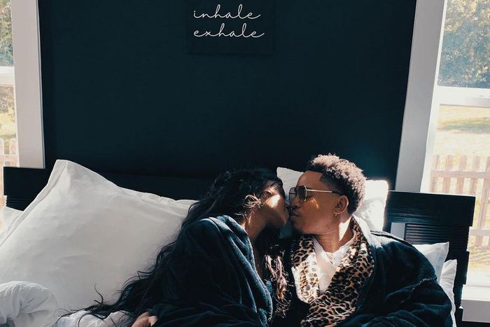 Vanessa Mdeee and her hubby Rotimi