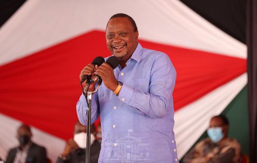 President Uhuru Kenyatta addressing Youth from Mt. Kenyan Region at Sagana State Lodge (State House)