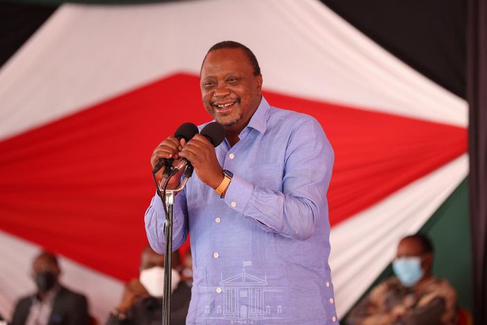 President Uhuru Kenyatta addressing Youth from Mt. Kenyan Region at Sagana State Lodge (State House)