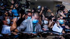 Media mogul Jimmy Lai was among a group of high-profile pro-democracy figures arrested after the new security law was imposed