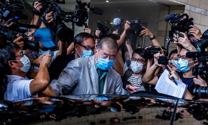 Media mogul Jimmy Lai was among a group of high-profile pro-democracy figures arrested after the new security law was imposed