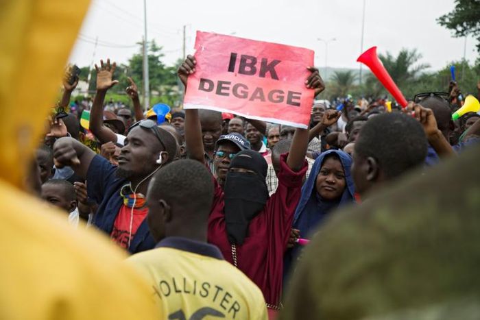 Protesters are demanding the resignation of President Ibrahim Boubacar Keita, also known as IBK