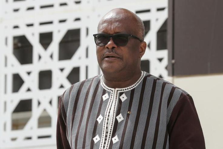 Burkina Faso's President Roch Kabore last month in Nouakchott during a summit of G5 Sahel countries