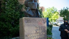 A professor at George Washington University in the US capital has sparked controversy after admitting she has lied about being black for years