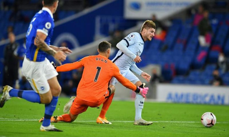 Chelsea striker Timo Werner