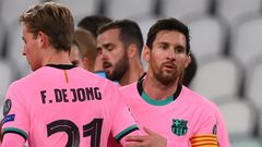 Neither Lionel Messi nor Frenkie de Jong will travel to Ukraine for Barcelona's Champions League clash with Dynamo Kiev this midweek