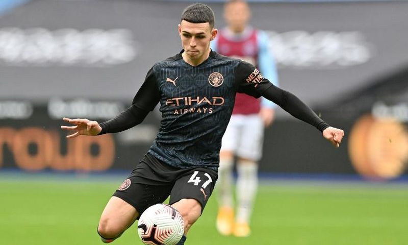 Manchester City midfielder Phil Foden scored the equaliser at West Ham