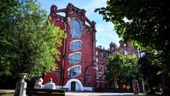 The Proletarka complex was built towards the end of the tsarist era in Russia to house some 15,000 workers from a cotton mill in the city of Tver