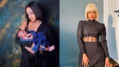 Tanasha Donna with Naseeb Junior