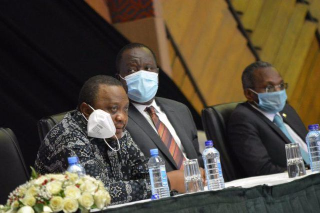 President Uhuru Kenyatta during a recent event