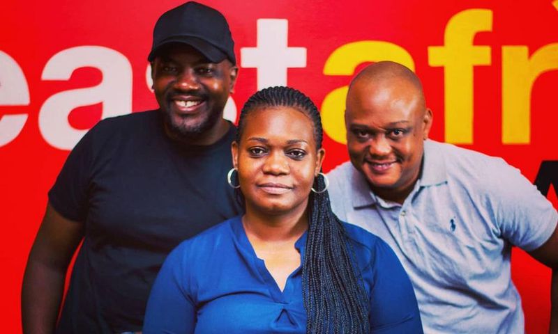Tinah Korosso, Evans Bukuku and Bobby Mongi.