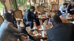 LSK President Nelson Havi and Makueni Senator Mutula Kilonzo Jr