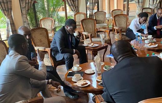 LSK President Nelson Havi and Makueni Senator Mutula Kilonzo Jr