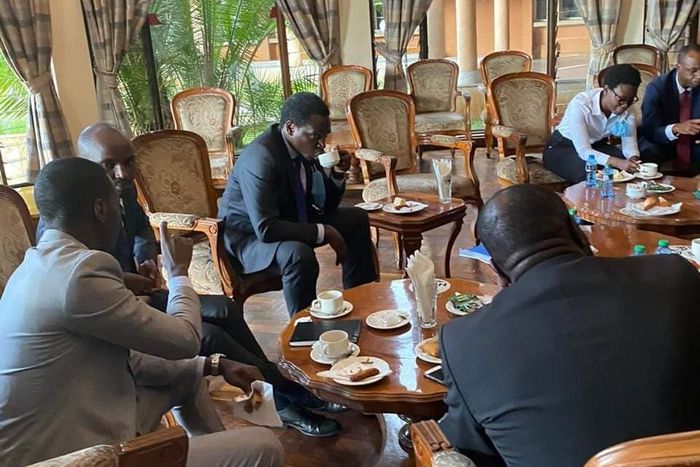 LSK President Nelson Havi and Makueni Senator Mutula Kilonzo Jr