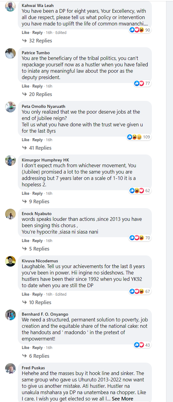 DP Ruto’s latest 2 demands that has angered Kenyans