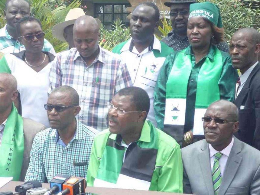 File image of politicians from the Ford-Kenya party