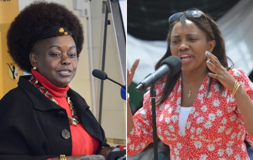 Suba North MP Millie Odhiambo and Nakuru Senator Susan Kihika