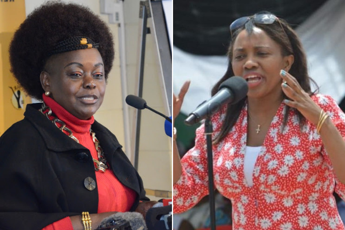 Suba North MP Millie Odhiambo and Nakuru Senator Susan Kihika